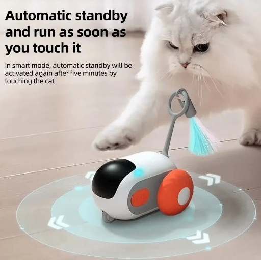 PounceRacer™ Smart Cat Toy Car